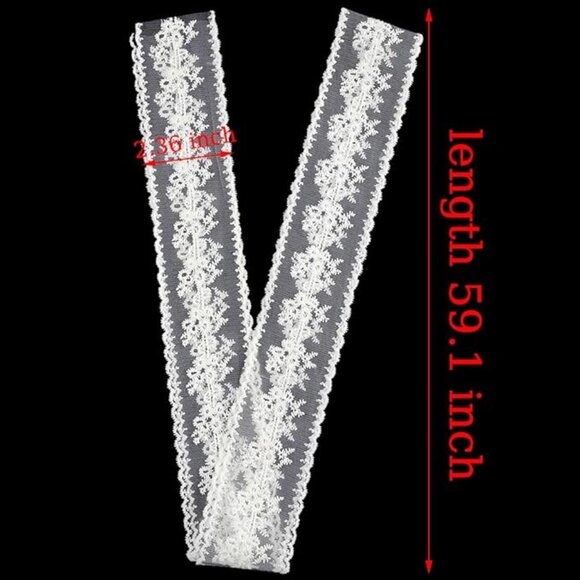 Lace Ribbon Scarf Belt main image 5